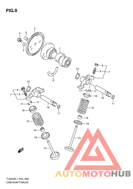 Распредвал -клапана