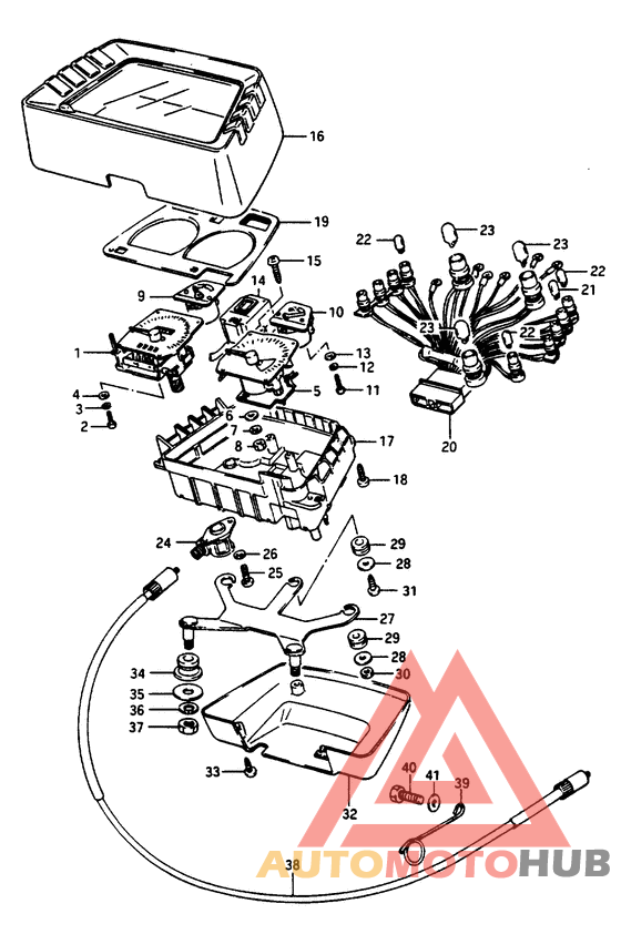 Спидометр-тахометр