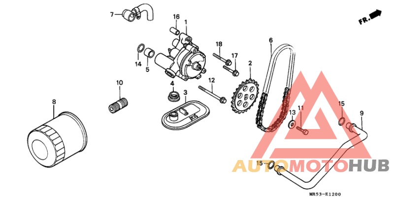 Oil filter/oil pump