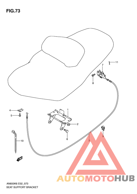 Seat support bracket