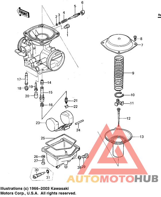 Детали карбюратора
