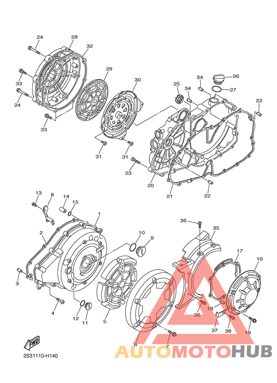 Крышка картера двигателя