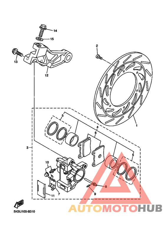 Задний суппорт