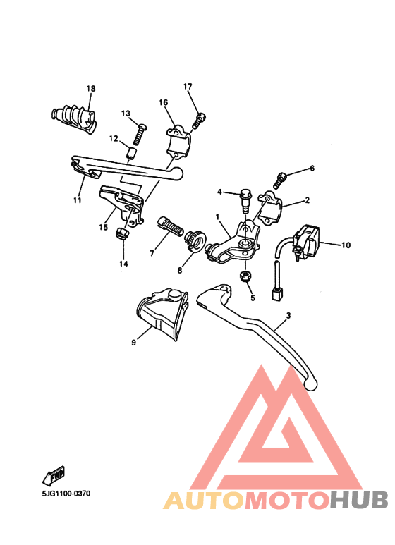 Handle switch. lever