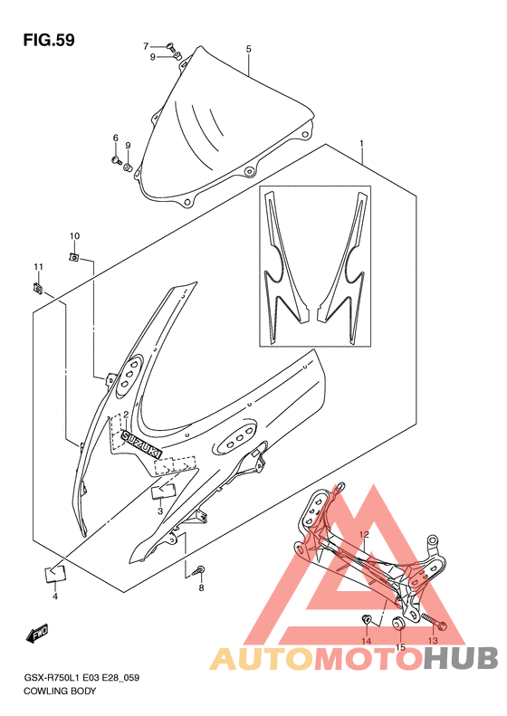Cowling body