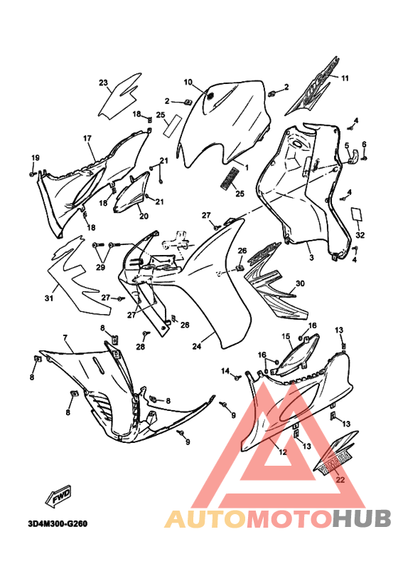 Щиток облицовочный