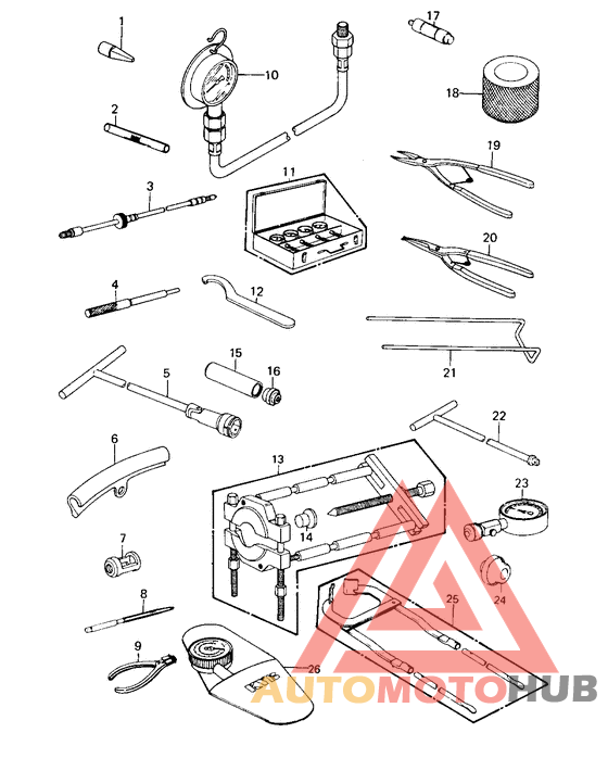 Special service tools "a"