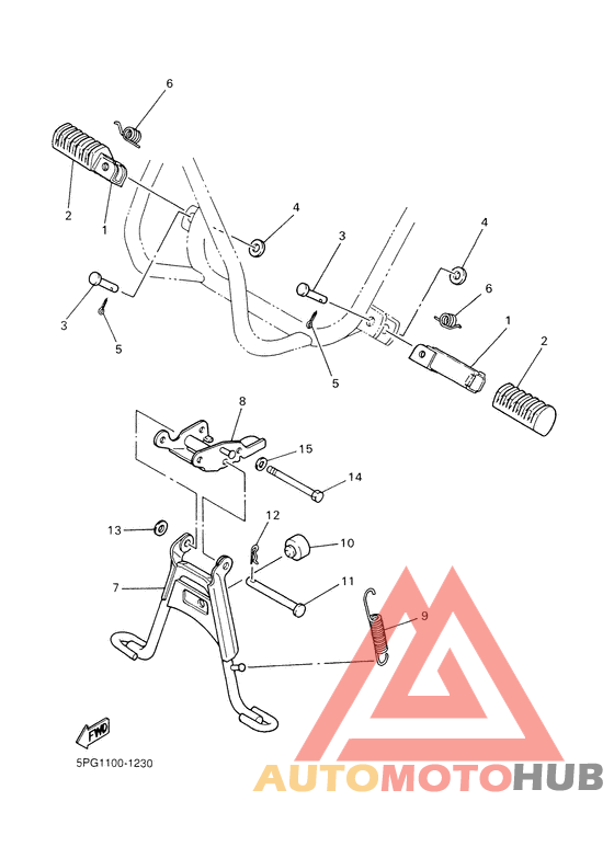 Stand. footrest