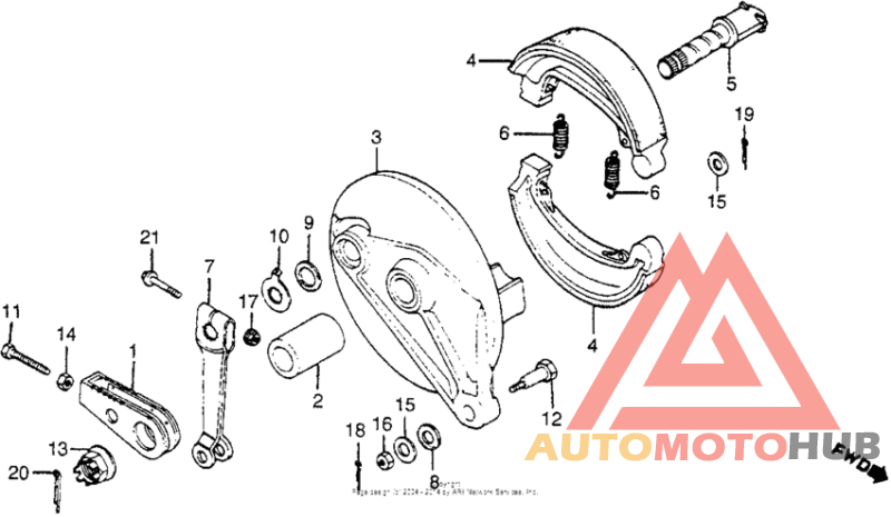 Задний тормоз