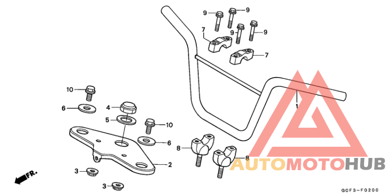 Handle pipe/top bridge