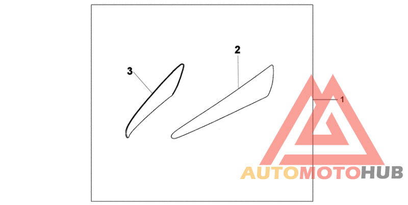 Side fairing accent
