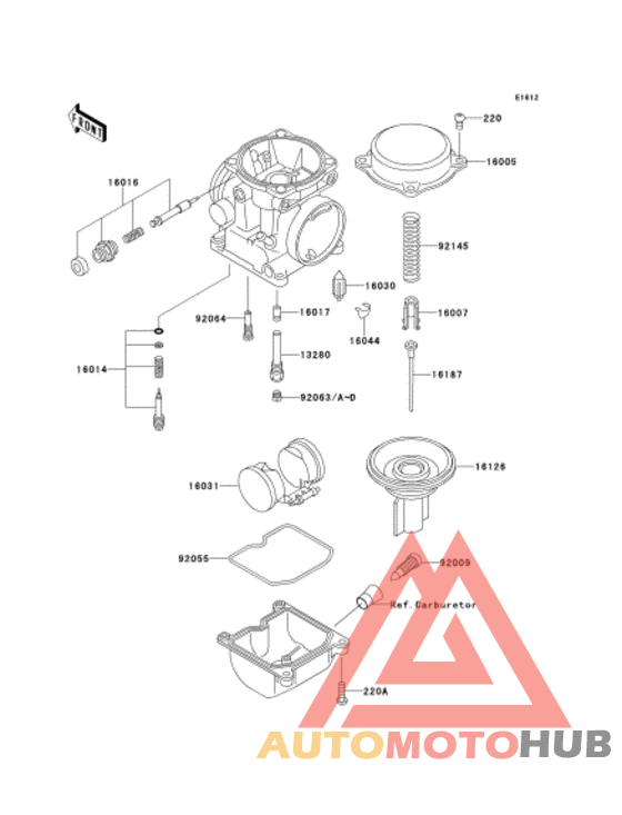 Карбюратор в разборе