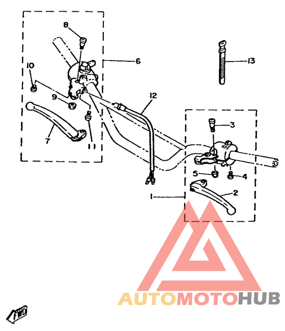 Interruptores de manillar-pala