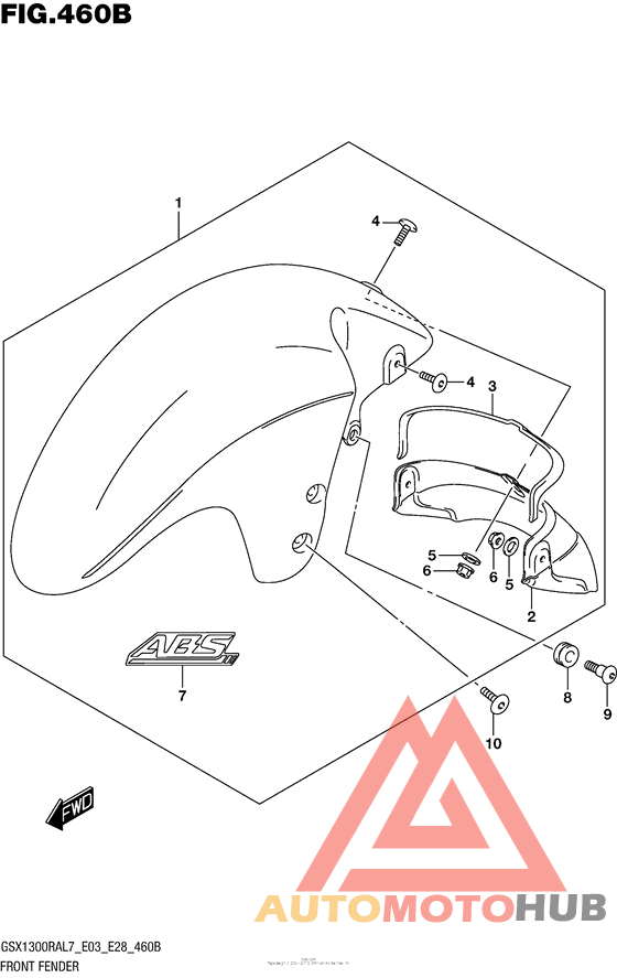 Front Fender (Gsx1300Ral7 E28)