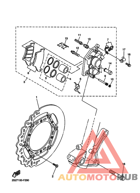 Передний суппорт