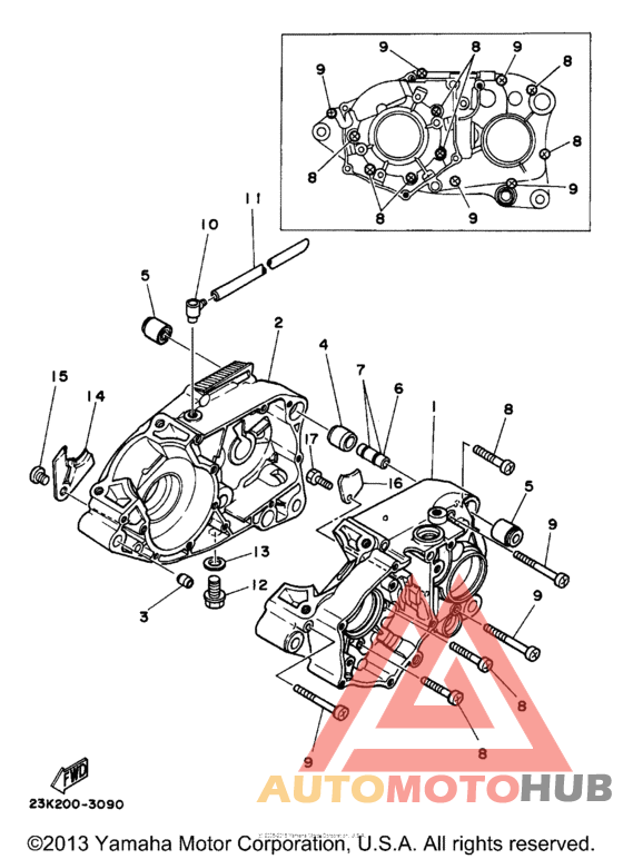 Картер двигателя