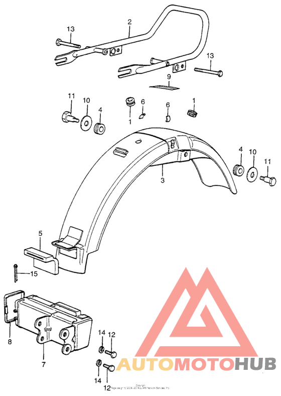 Rear fender + tool box