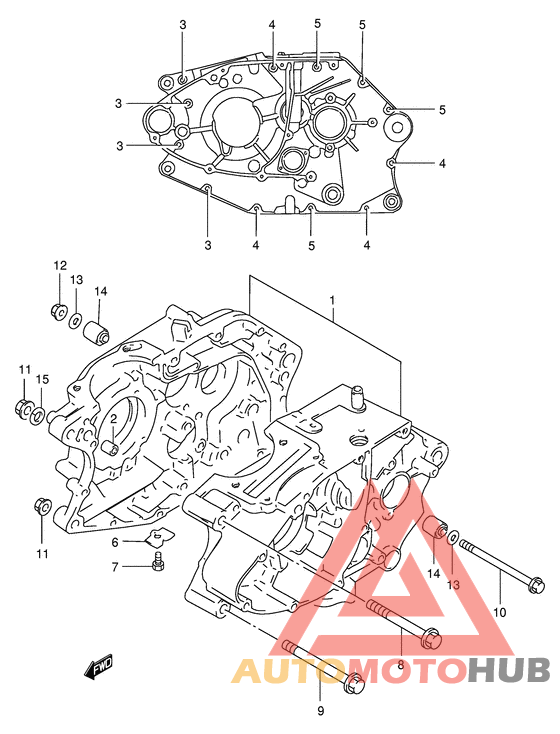 Картер двигателя