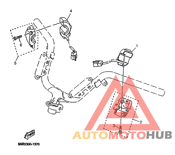 Handle switch. lever