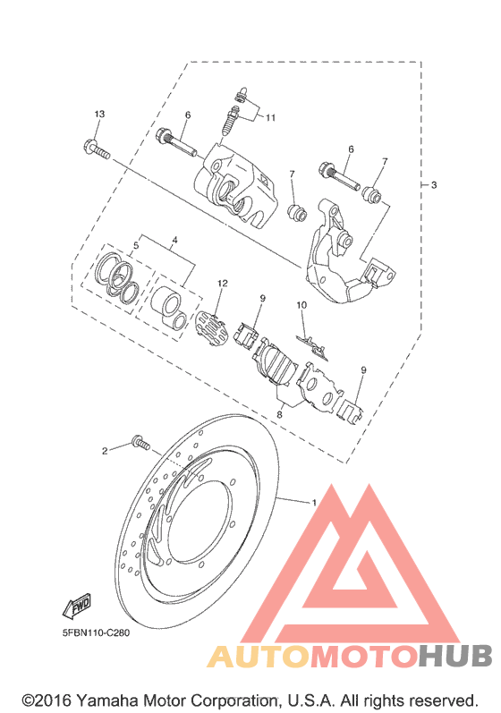 Передний суппорт