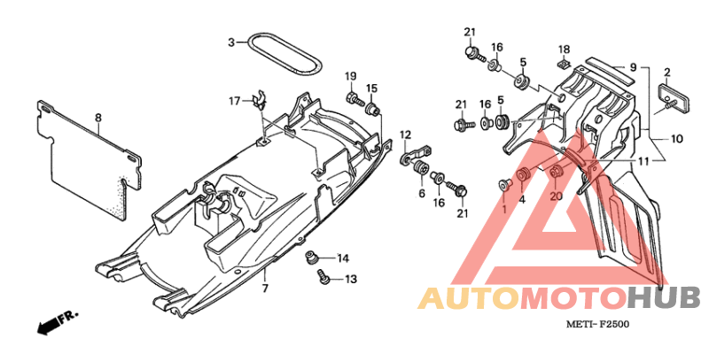 Заднее крыло