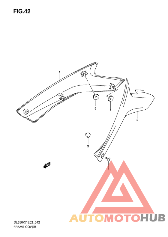 Обтекатель задний