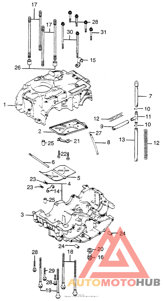 Картер двигателя