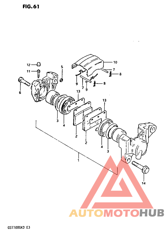 Задний суппорт
