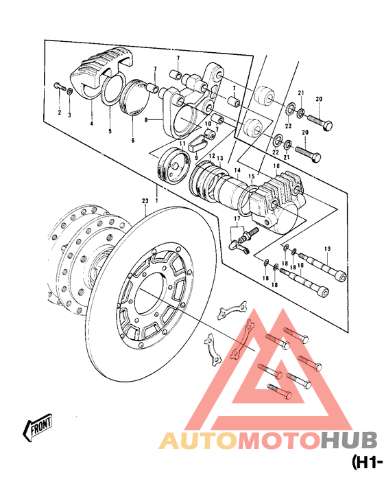 Передний суппорт