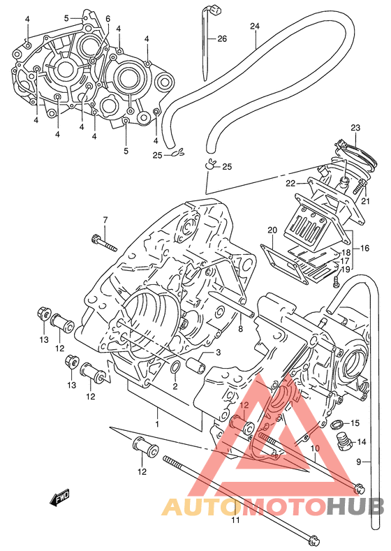 Картер двигателя