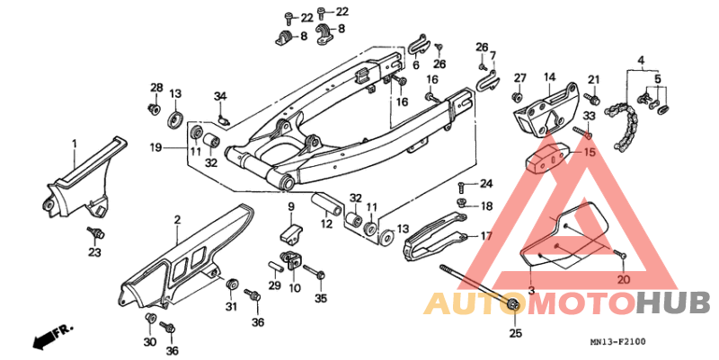 Swingarm/chain case
