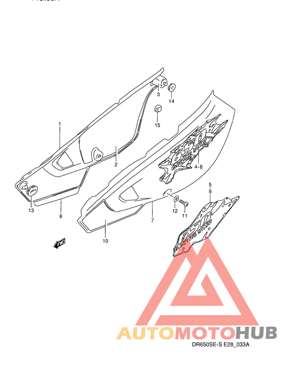 Обтекатель задний