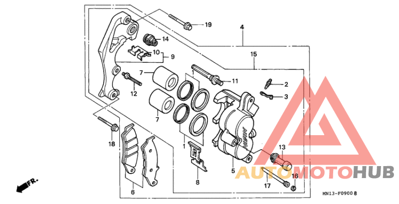 Передний суппорт