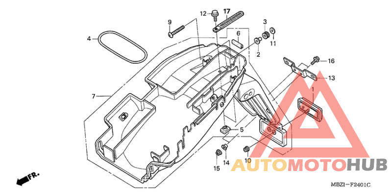 Заднее крыло