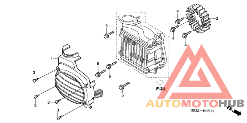 Cooling fan/fan cover