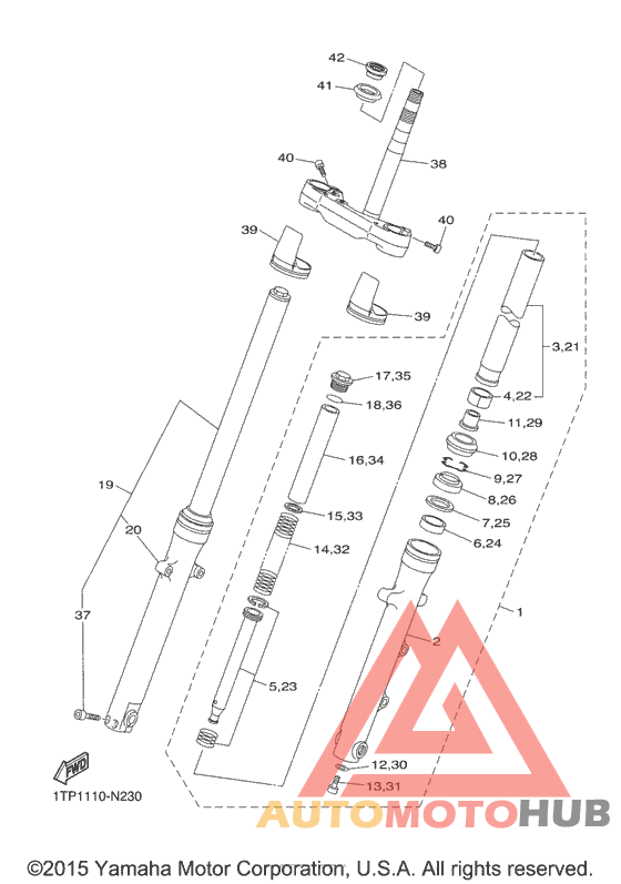 Передняя вилка