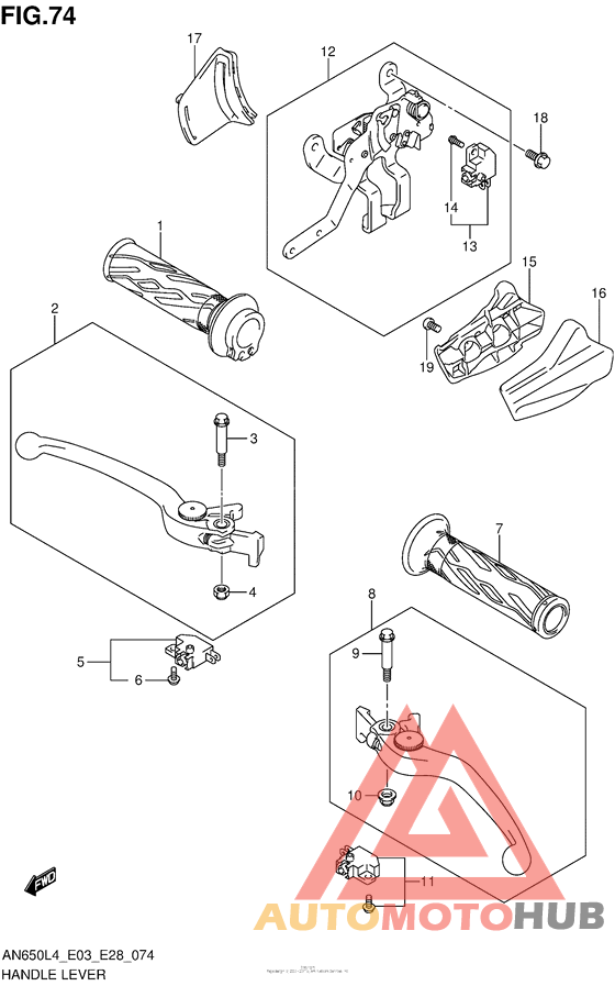 Handle Lever (An650L4 E33)