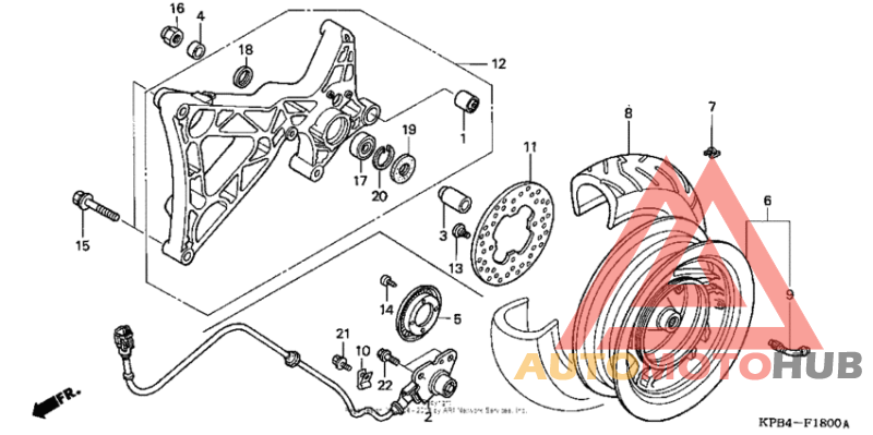Переднее колесо