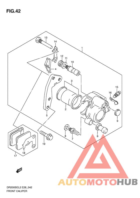 Передний суппорт