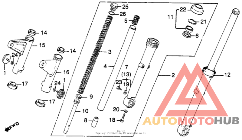 Передняя вилка