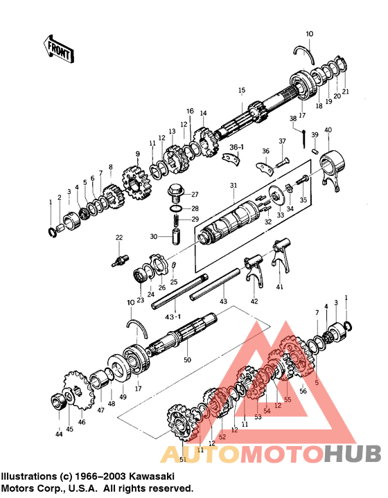 Transmission/charge drum
