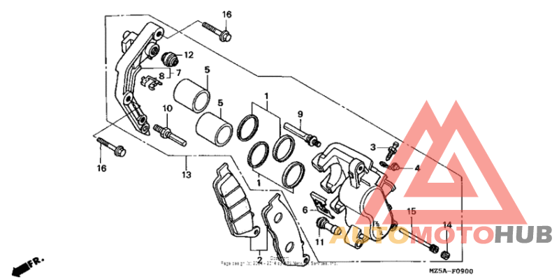 Передний суппорт