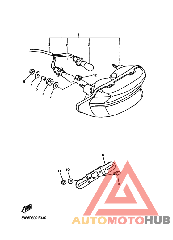 Taillight unit ass`y