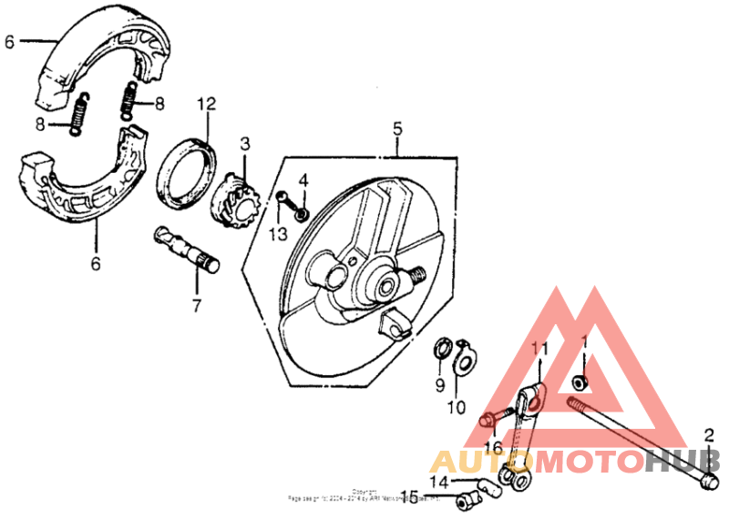 Передний тормоз