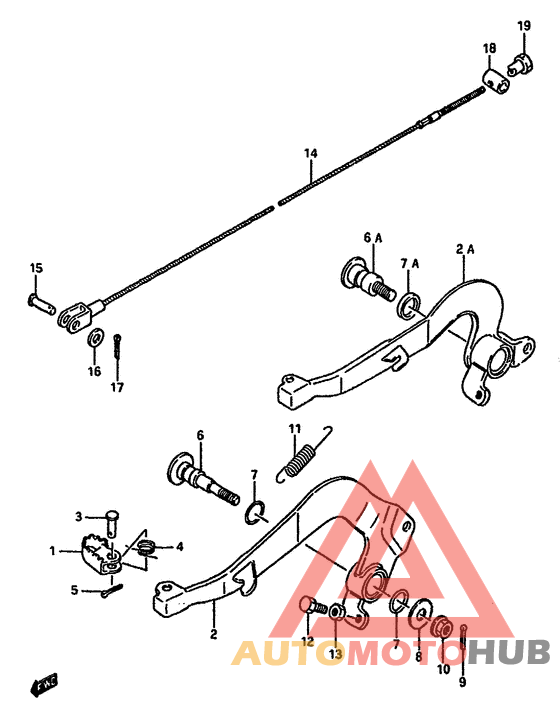 Передний суппорт