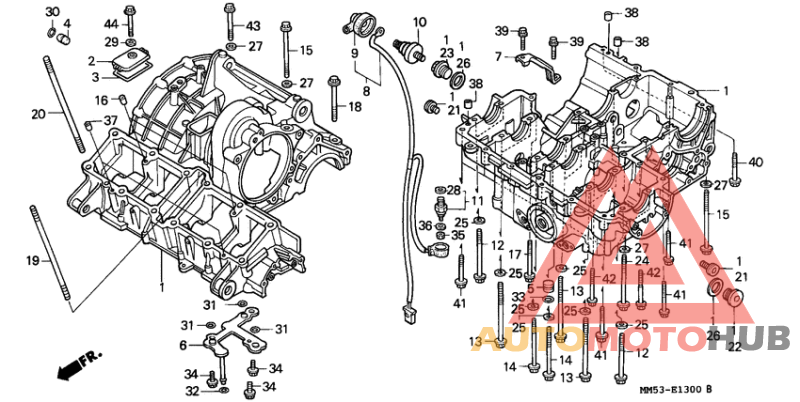 Картер двигателя