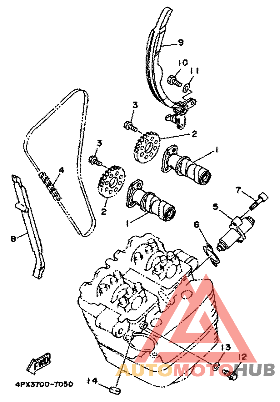Camshaft. chain