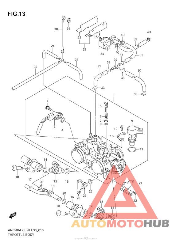 Throttle Body (An650A L2 E33)