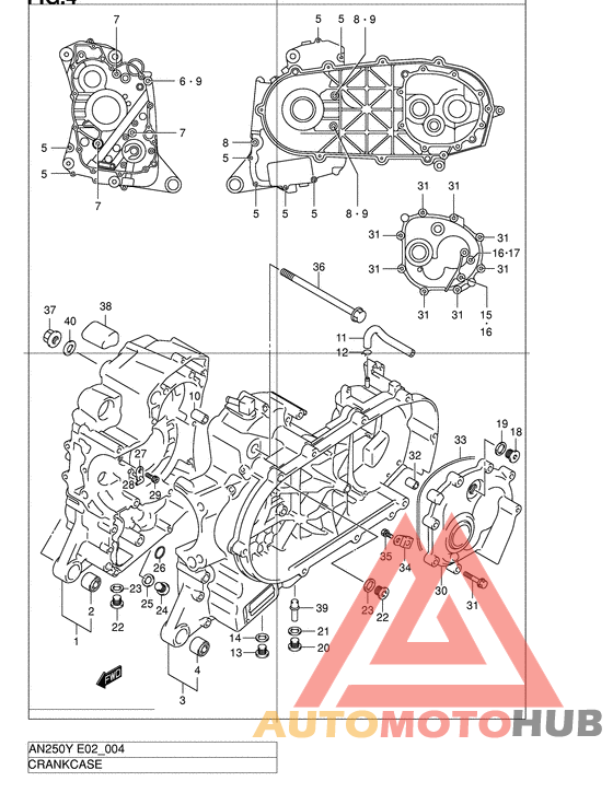 Картер двигателя