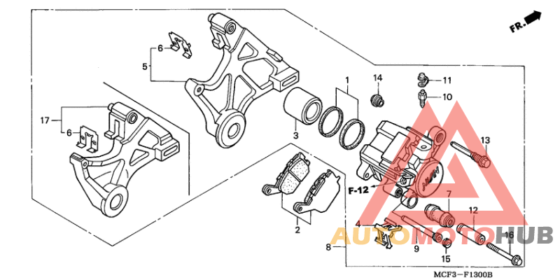 Задний суппорт